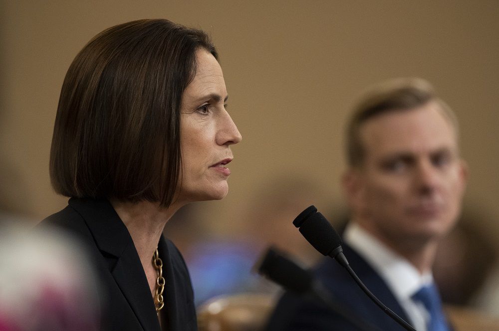 Fiona Hill and David Holmes